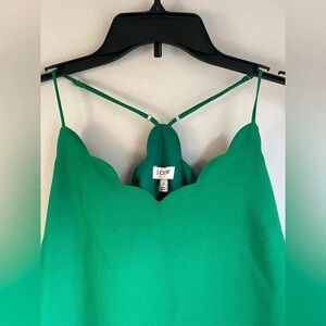 Jcrew scalloped tank top size 2
